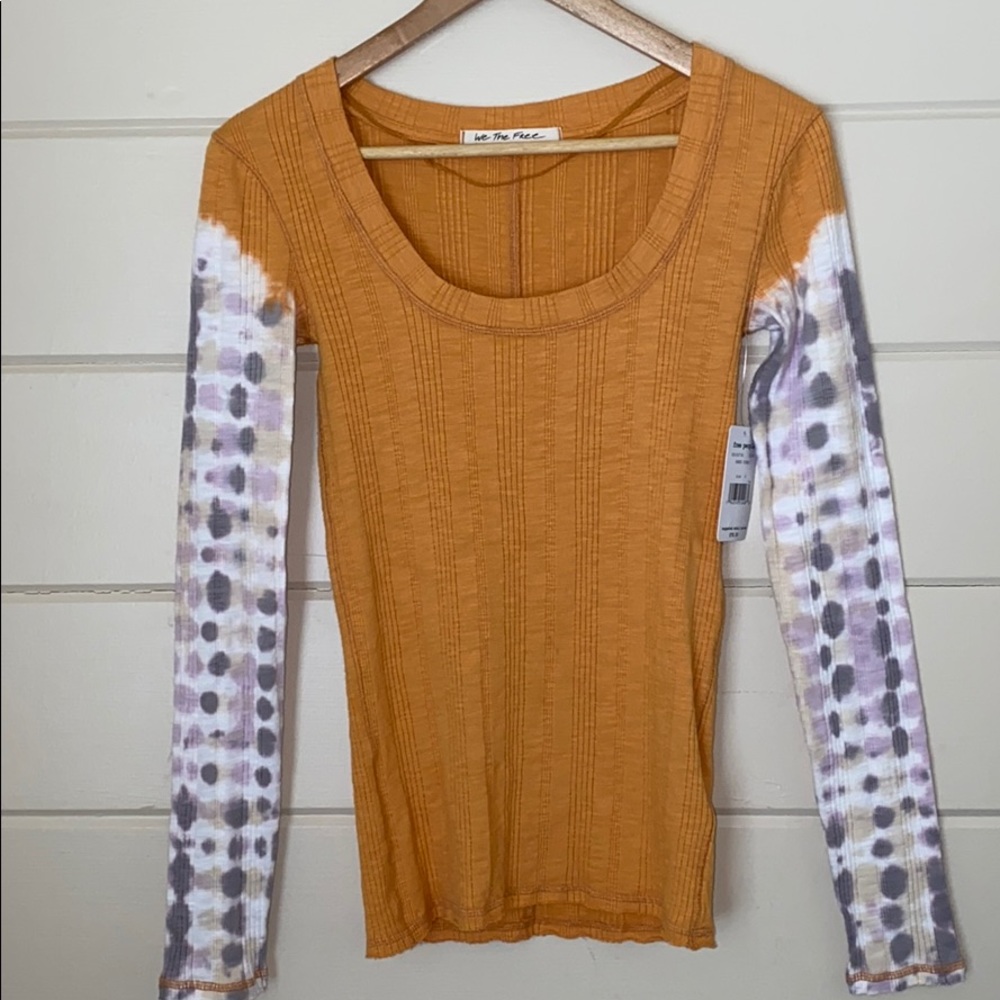 🆕 Free People Big Sur Long Sleeve T-Shirt Size S - Picture 5 of 6